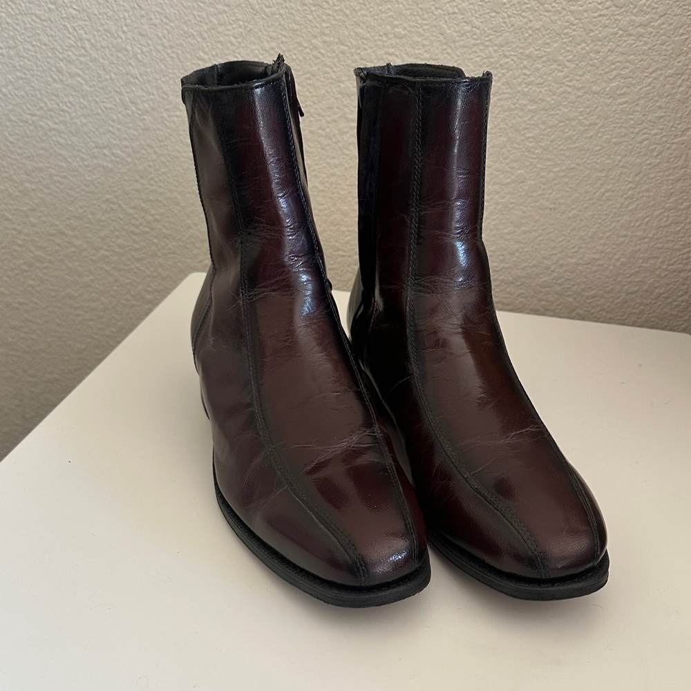 Florsheim Dark Brown Leather Boots